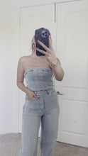 Load and play video in Gallery viewer, Dixie Denim Jumpsuit
